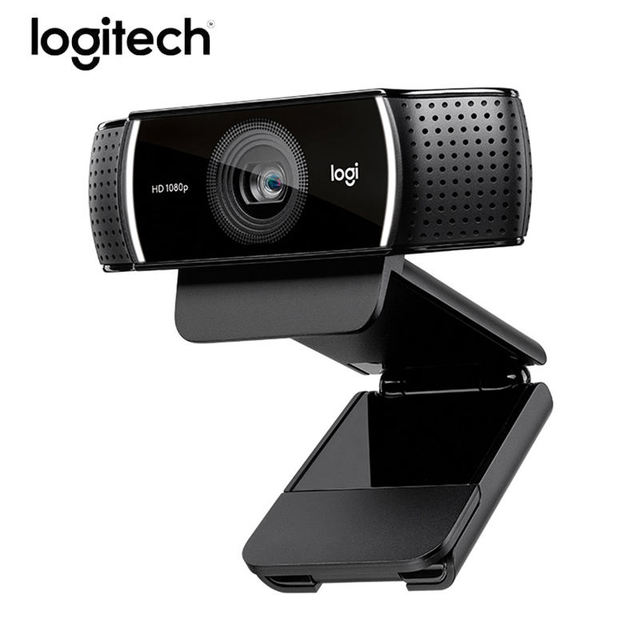 New Logitech C922 Pro Webcam 1080P streaming camera with autofocus and dual stereo microphones 3MP resolution