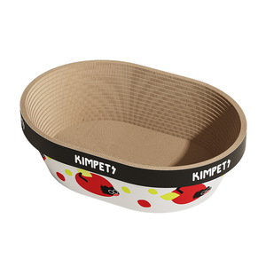 Juguete para gatos de cartón corrugado súper grande, duradero, resistente al desgaste y sin pelusas, cama rascadora para gatos, tazón rascador para gatos - Product Image 1