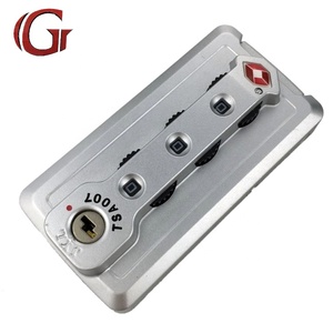 2025 mới nhất Chất lượng cao <span class=keywords><strong>TSA</strong></span> Hải Quan cụ thể kết hợp khóa thiết lập phù hợp cho khung nhôm hành lý và vali - Product Image 1