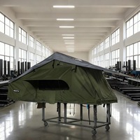 Carpas para Automóviles de Fabricantes OEM para Campamentos al Aire Libre, Carpas Inflables para 3-4 Personas con Aislamiento Ligero y Techo Suave