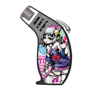 Cigarette Portable de haute qualité Logo personnalisé torche oblique briquet Jet flamme pour la vente en gros - Product Image 5