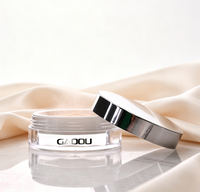 Botol Bedak Tabur Bulat Putih 15g 30g 50g Mewah Berat Dengan Saringan