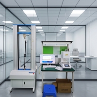 Machine d'essai universelle professionnelle à double colonne de type servo, haute précision, conforme aux normes électroniques ASTM E8 et ISO 6892