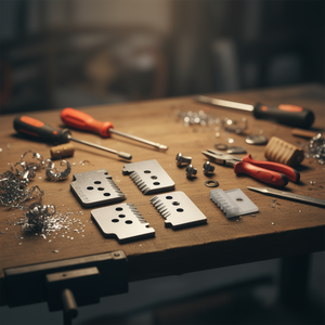 Lames de rechange pour accessoires d'outils électriques 12 12 02, ensemble de coupe de métal avec vis et rondelle - Product Image 2