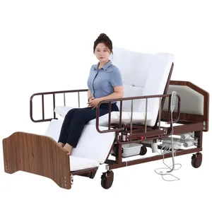 Rehabilitation Therapy Patient Electric Medical Bed Price Elder Care Nursing Bed With Potty Hole