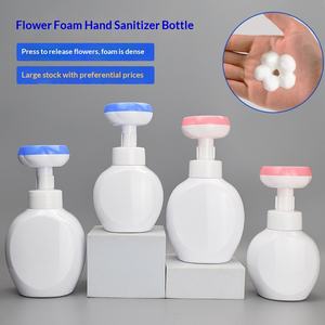 Flacon <span class=keywords><strong>pompe</strong></span> moussant en PET de 300 ml/500 ml en forme de fleur pour distributeur de cosmétiques - Product Image 2