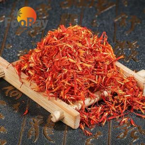 Safran naturel séché en fleurs, ingrédient de tisane pour la santé et le bien-être des femmes, épice de safran - Product Image 1