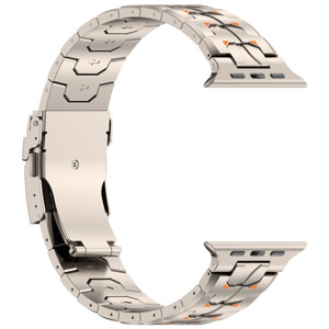 Bracelet en <span class=keywords><strong>titane</strong></span> de qualité supérieure CM, bracelet de luxe compatible avec <span class=keywords><strong>Apple</strong></span> <span class=keywords><strong>Watch</strong></span> 49 mm, 46 mm, 45 mm, 44 mm, classique, élégant et professionnel - Product Image 4