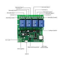 12V 5V 24V 스마트 홈 ESP8266 WIFI 릴레이 모듈 모바일 APP 원격 제어 스위치 액세스 도어 잠금 릴레이 모듈
