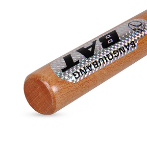Bate de Béisbol de Madera Sólida, Profesional, para Exteriores, con Logotipo Personalizable, Madera Original Altamente Pulida, con Pelota de Béisbol - Product Image 6