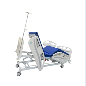Cama de Enfermería de lujo Cama eléctrica de cinco funciones Icu Departamento DE EMERGENCIA Paciente de enfermería multifunción - Product Image 5