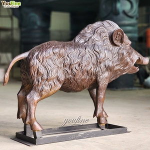 Escultura de cerdo francés de tamaño real Granja o restaurante Decoración Estatua De Cochon En Bronze Taille Réelle - Product Image 5