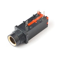 Conector Jack Estéreo de Audio de 1/4\" (6.35 mm), 3 Pines, Chapado en Oro