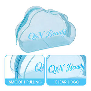 Customized Cloud Shape Waterproof Transparent TPU Cosmetic <b>Bag</b> Clear Zipper Makeup <b>Bag</b> <b>Travel</b> PVC <b>Wash</b> Toiletry <b>Bag</b> - Product Image 4