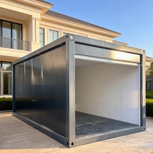 Grand espace de rangement à prix abordable : Garages préfabriqués personnalisés <span class=keywords><strong>pour</strong></span> le stockage de marchandises, avec toit plat, abri de voiture et <span class=keywords><strong>carport</strong></span> en kit. - Product Image 3