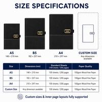 Carnet d'affaires en cuir PU bicolore avec logo personnalisé, 100 feuilles, boucle métallique dorée, sangle magnétique, reliure cousue, cadeau d'entreprise, agenda
