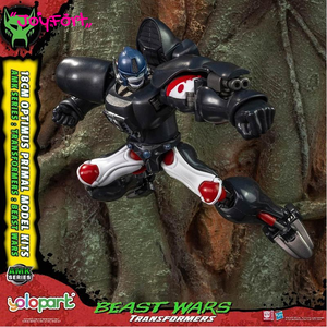 YOLOPARK <span class=keywords><strong>Transformers</strong></span> Serie AMK - <span class=keywords><strong>Beast</strong></span> War - Gorilla Captain, Kit de Modelo Preensamblado, Figura de Acción de Metal Fundido de 18 cm de Alto, DIY - Product Image 3