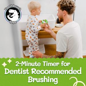Temporizador de cepillo de dientes musical para niños, temporizador de 2 minutos para cepillarse los dientes con luces, juguetes educativos para el cuidado dental con canciones - Product Image 4
