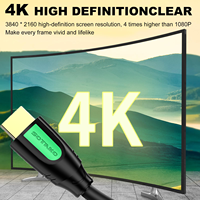 Cable HDMI2.0 SOTAKO 4K60Hz de Alta Velocidad, Chapado en Oro, Blindado con Lámina de PVC, Macho-Macho, para HDTV, TV, Monitor, Proyector, Laptop, PC, DVD