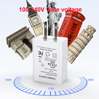 Chargeur mural micro USB noir personnalisé certifié UL Shenzhen Lvxiangyuan 5W 1A, adaptateur domestique simple 5V1A avec protection OTP, version US