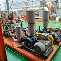 Filtre modulaire double médium haute efficacité pour le traitement des eaux offshore, élimination des solides suspendus dans l'huile