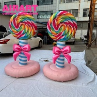 Ballon sucette gonflable de 3 mètres pour événements de mariage, modèle publicitaire pour décorations d'anniversaire