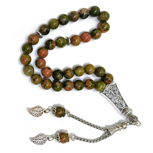 Cuentas de Oración Musulmanas, 8 mm, 33 Cuentas, 45 Piezas, Pulsera Musulmana de Ojo de Tigre, Imam Zaman, Kaba Misbaha Tasbih. - Product Image 6