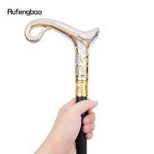 Canne de marche Rufengbao 92 cm en acier carbone, style britannique, design luxueux et tendance pour hommes - Product Image 3