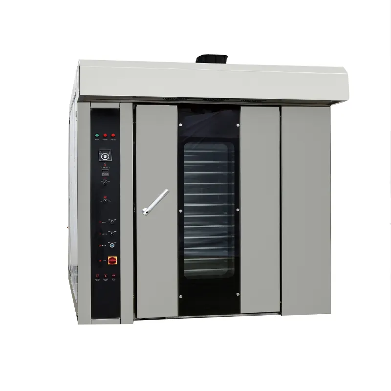 Harga Pabrik Komersial Oven Roti Bahan Bakar Diesel 16 Nampan Oven Panggang Oven Putar untuk Roti
