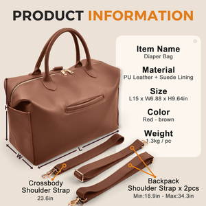 <span class=keywords><strong>Sac</strong></span> <span class=keywords><strong>à</strong></span> couches en cuir PU personnalisé multifonction pour bébé avec porte-bouteilles isolés <span class=keywords><strong>Sac</strong></span> <span class=keywords><strong>à</strong></span> couches <span class=keywords><strong>Sac</strong></span> <span class=keywords><strong>à</strong></span> <span class=keywords><strong>dos</strong></span> - Product Image 2