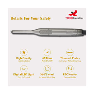 Mixed Procurement Low Price FENGFLY Heated <b>Hair</b> Straightener <b>Brush</b> 7mm <b>Hair</b> Straightener Lcd <b>Electric</b> <b>Hair</b> <b>Brush</b> Heating Comb - Product Image 3