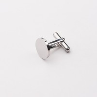 Mode personnalisée en acier inoxydable rond avec des Designs de polissage miroir vente en gros bijoux hommes chemise boutons de manchette
