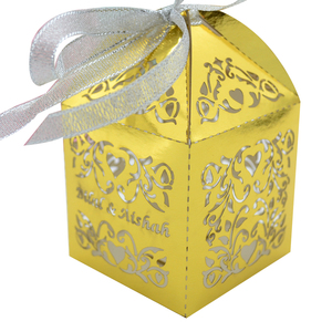 Wholesale Laser Cut <strong>Wedding</strong> <strong>Favour</strong> Gifts <strong>Box</strong> for Guests Party Supply Personalized <strong>Box</strong> - Product Image 4