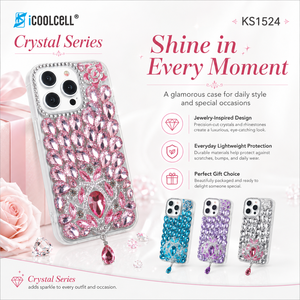 Funda de Teléfono Personalizable de Lujo con Anillo Magnético, TPU+PC, Diamantes de Imitación, Resistente a Impactos, en Varios Colores - Product Image 5
