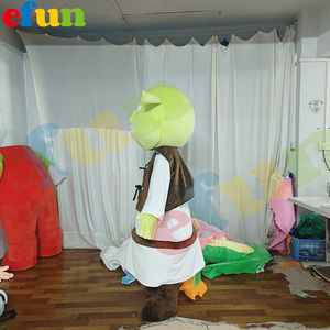 Efun quantité minimale de commande <span class=keywords><strong>1</strong></span> pièce Costume de mascotte <span class=keywords><strong>Shrek</strong></span> drôle personnalisé Costume de mascotte de personnage de dessin animé adulte pour la fête d'Halloween - Product Image 2