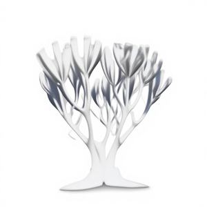 Escultura Cuadrada de Acero Inoxidable, Arte Abstracto Moderno y Minimalista para Parques al Aire Libre, Áreas Residenciales, Vertical Grande, Personalizable - Product Image 1