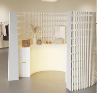 Paravent pliable en papier kraft avec structure en nid d'abeille, design spécial avec trous, pour séparer les pièces, meubles de salon