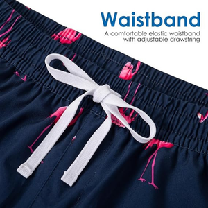 Shorts de Baño con Estampado Tropical para Hombre - Ropa de Playa Vibrante y Cómoda para el Verano - Product Image 5