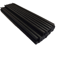 Bâtonnets diffuseurs en fibre douce noire pour diffuseur de parfum d'ambiance, recharge de parfum, 4 mm, 5 mm, 6 mm, 7 mm
