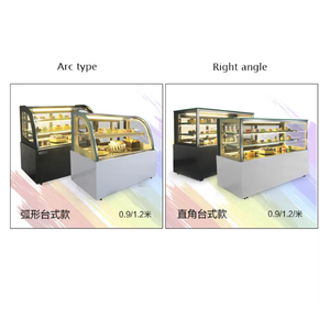 Vitrinas de confitería de Chocolate con refrigeración ventilada de vidrio, nevera, refrigerador, aire, pastelería dulce, exhibición de panadería - Product Image 6