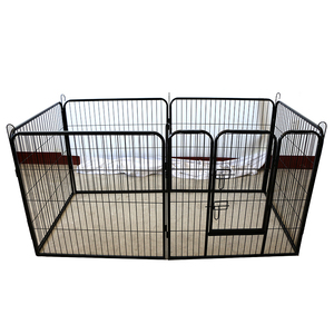 Corralito de Metal desmontable plegable de alta resistencia para perros, Perrera de malla de alambre, 6 paneles, venta al por mayor - Product Image 5