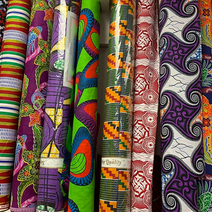 Bán Buôn 100% Bông Vải In Mô Hình Vải Mẫu Miễn Phí Phi Sáp Bông Vải Cho Thanh Lịch Ăn Mặ<span class=keywords><strong>c</strong></span> - Product Image 5