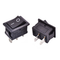 Interrupteur à bascule KCD1 Mini 10*15 15*21mm Cqc T100 55 Defond marche/arrêt