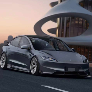 Highland 2024 Kit de carrocería de fibra de carbono Tesla Modelo <span class=keywords><strong>3</strong></span> nueva condición parachoques delantero labio faldas laterales difusor trasero función de protección - Product Image 2