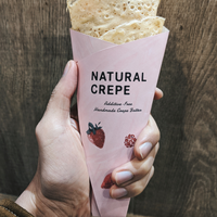 Boîte à cône en papier crêpe personnalisée, 50 pièces, support de kurros, boîte d'emballage de gaufres œufs jetables, boîte en carton pour frites française