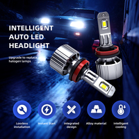 Accesorios para Automóviles, Bombilla LED H11 12V 50W 8000LM de Alta Potencia, Súper Brillante, Blanco Frío 6500K, Universal