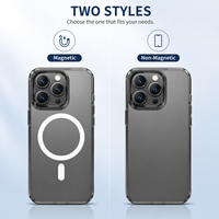 Étui de téléphone magnétique trois-en-un TPU + PC + TPE, couleur de panneau personnalisable, protection complète, pour modèles iPhone