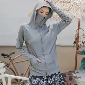 AN-TI di estate di alta qualità abbigliamento UV donna tinta unita abbigliamento sportivo esterno design giapponese rash guard