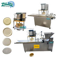 Máquina Semiautomática de Acero Inoxidable para Estampar Masa de Pizza y Naan, Prensa para Pan Plano, Pan Árabe y Tortillas, Personalizable