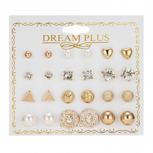 Vendita all'ingrosso di moda di tendenza stile religioso orecchini di lusso con perla di fiocco di cristallo zircone vendita calda per ragazze donne per feste - Product Image 2